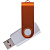 Флешка TWIST COLOR MIX Серебристая с оранжевым 4016.06.05.8ГБ