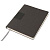 Бизнес-блокнот "Tweedi", 150х180 мм, серый, кремовая бумага, гибкая обложка, в линейку