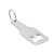 Открывалка-брелок серебряный