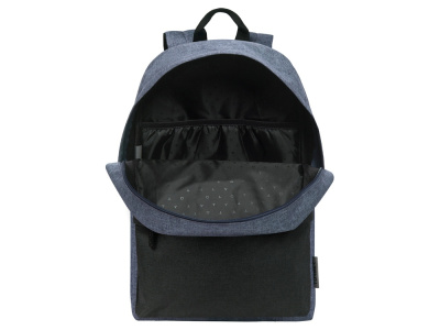 Рюкзак TORBER ГРАФФИТИ, серый с карманом черного цвета, полиэстер меланж, 42 х 29 x 19 см