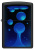 Зажигалка ZIPPO Lava Lamp с покрытием Black Light, латунь/сталь, черная,матовая 38x13x57 мм