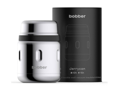 Термос для еды, вакуумный, бытовой, тм bobber. Объем 0.47 литра. Артикул Jerrycan-470 Glossy , размер 470 мл