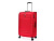 Чемодан TORBER Brosno, красный, нейлон 600D, 48 х 22 х 78 см, 85 л , размер L