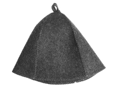 Шапка для бани и сауны Healing, серый