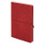 Ежедневник недатированный Fusion, А5, красный, кремовый блок в линейку