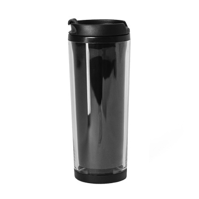 Термокружка PLAN;  350 мл,  пластик,  полиграфическая вставка