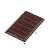 Портсигар S.Quire, нержавеющая сталь, искуственная кожа, тёмно-коричневый, 7,4х11,5х1,8 см