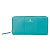 Кошелёк Cross Kelly Wall Turquish, кожа наппа, гладкая, цвет тёмно-бирюзовый, 19,5 x 10,2 x 2 см
