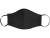 Маска для лица многоразовая из хлопка, анатомической формы, черный