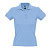 Рубашка поло женская PEOPLE, XL, небесно-голубой, 100% хлопок, 210 г/м2