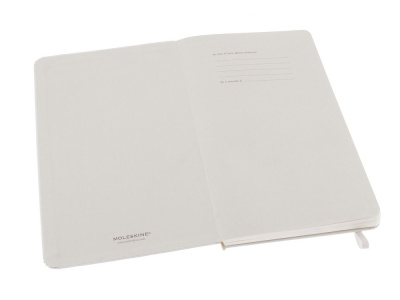 Записная книжка Moleskine Classic (в линейку) в твердой обложке, Large (13х21см), белый , размер A5