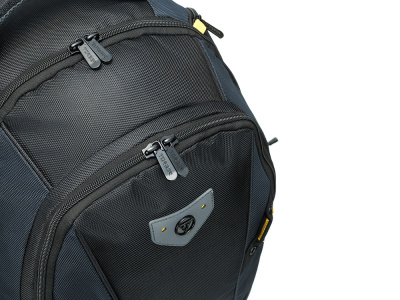 Рюкзак TORBER МЕГАПОЛИС с отделением для ноутбука 15.6, чёрный/серый, полиэстер, 35,5 х 23 х 45 см