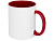 Цветная кружка Pix для сублимации, белый/красный