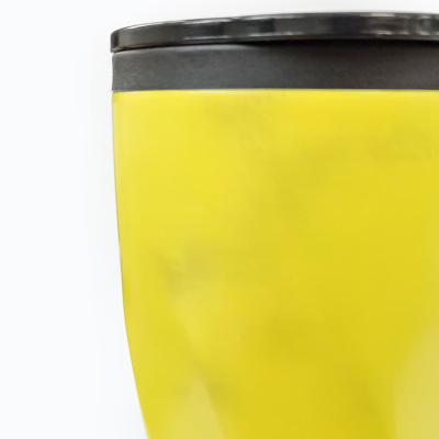 Термокружка  "Neon";  350 мл; желтый; металл/пластик
