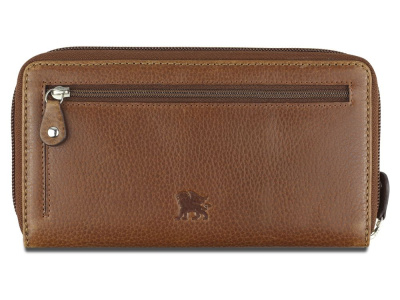 Кошелек Mano Don Montez, натуральная кожа в коньячном цвете, 19 х 10,3 см