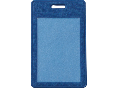 Бейдж с рулеткой-карабин Favor, синий