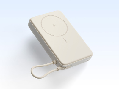 Внешний аккумулятор Xiaomi Magnetic Power Bank 10000 with Built-in Stand Beige