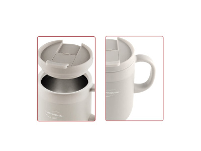 Термокружка из нерж. стали тм THERMOcafe TCCM-460SY (WGY) 0,46L