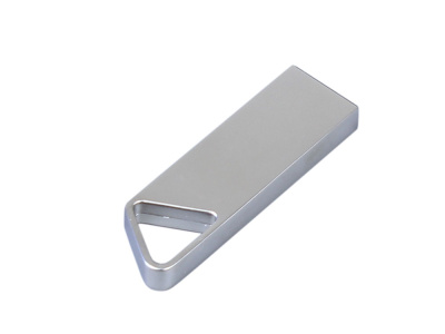 USB 2.0-флешка на 512 Мбайт с мини чипом, компактный дизайн, отверстие треугольной формы для цепочки , размер 512МБ