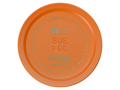 Бутылка для воды Supply Waterline, нерж сталь, 850 мл, оранжевый