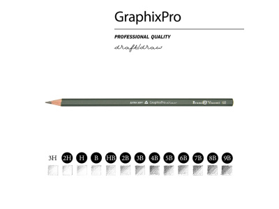 Набор чернографитовых карандашей  Sketch & Art ,12 шт. 2h-9b, металлическая коробка с ложементом