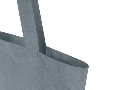 Мадрас Блэнд эко-сумка из переработанного хлопка GRS плотностью 140 г/м² объемом 7 л - Серый