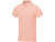 Calgary мужская футболка-поло с коротким рукавом, pale blush pink , размер M