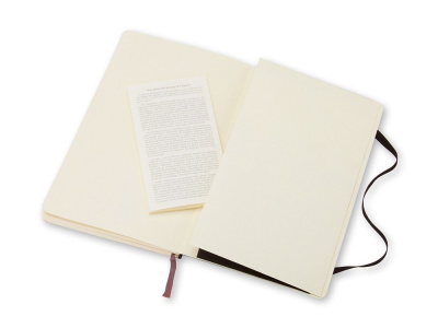 Записная книжка Moleskine Classic Soft (в линейку), Pocket (9х14 см), черный , размер A6