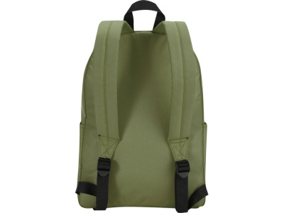 Байрон рюкзак для 14-дюймового ноутбука объемом 16 л, изготовленный из переработанных материалов по стандарту GRS, оливковый