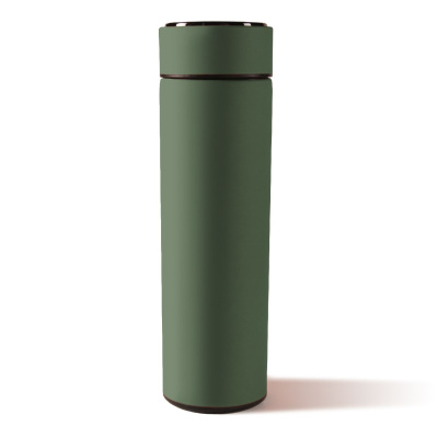 Термос MARK LED soft touch 500 мл Тёмно-зелёный