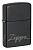 Зажигалка ZIPPO Classic с покрытием Black Matte, латунь/сталь, черная, матовая, 38x13x57 мм