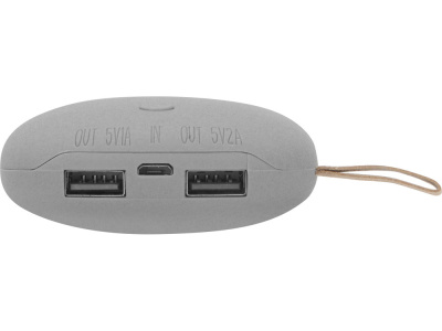 Универсальное зарядное устройство power bank в форме камня. 7800MAH. gray (Р) , размер 7800 mAh