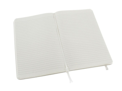 Записная книжка Moleskine Classic (в линейку) в твердой обложке, Large (13х21см), белый , размер A5