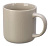 Кружка матовая Rita, 410мл, бежевый