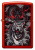 Зажигалка ZIPPO Dragon Tiger Design с покрытием Metallic Red, латунь/сталь, красная, 38x13x57 мм