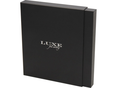 Набор Legato Elegance из блокнота формата А5 в твердой обложке и ручки-роллера, белый/синий