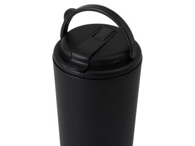 Термокружка с трубочкой Moment Straw, 350 мл, черный