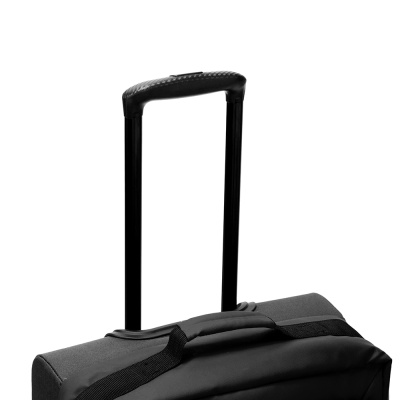 Сумка на колесах TORBER РИТМ, чёрный, полиэстер 900D с PU покрытием, 60 х 38 х 25,5 см, 57 л