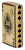 Зажигалка ZIPPO Ace of Skulls Design с покрытием 540 Tumbled Brass, латунь/сталь, золотистая, 38x13x57 мм