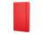 Записная книжка Moleskine Classic (в линейку) в твердой обложке, Pocket (9x14см), красный , размер A6