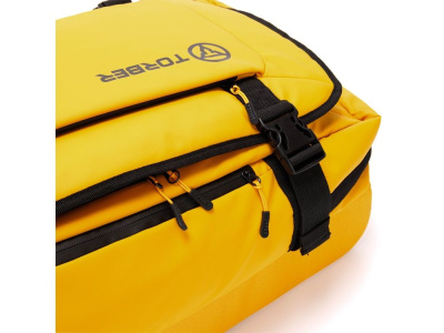 Сумка на колесах TORBER РИТМ, желтый, полиэстер 900D с PU покрытием, 60 х 38 х 25,5 см, 57 л , размер M
