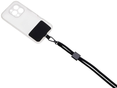 Ремешок на шею для телефона Риксо, черный