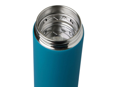 Термос Confident с покрытием soft-touch 420мл, индиго