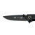 Нож складной Stinger, 115 мм (черный), сталь D2, материал рукояти: стеклотекстолит G10 (черный), в картонной коробке