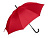 Зонт-трость Reviver с куполом из переработанного пластика, красный