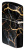 Зажигалка ZIPPO Fusion Marble Design с покрытием 540 Tumbled Chrome, латунь/сталь, черная, 38x13x57 мм