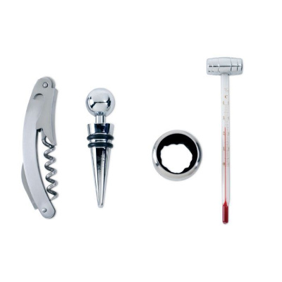 Набор винный серебряный