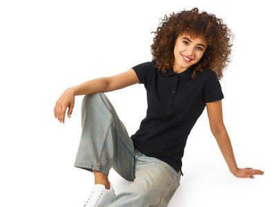 Рубашка поло First N женская, черный , размер XS