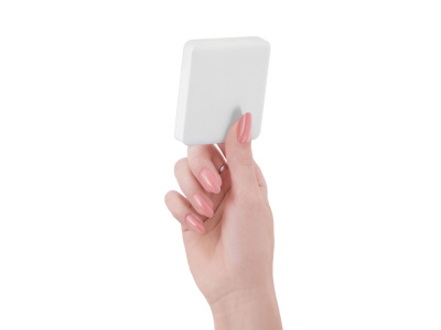 Внешний аккумулятор Brick 5 с быстрой зарядкой PD, 5000 мАч, белый , размер 5000 mAh