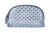 Косметичка Dewal Beauty серия "Горох", серая 19х8,5х11,5см